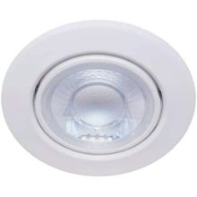 Spot led circ empotrable blanco d9cm gu