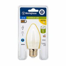 Foco led tipo vela 6w e27 3000k