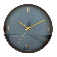 Reloj de pared Midnight azul con dorado 31cm
