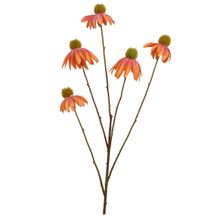 Flor Aciano Artificial Naranja 92cm