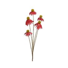 Flor artificial Equinacea roja 92cm