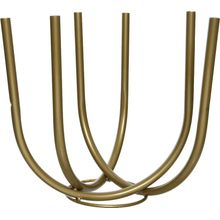 Portavela Metalico Dorado