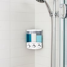 Dispensador de jabon trio white