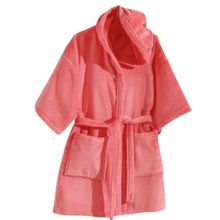 Bata de bano adulto gg rosa pastel comfort