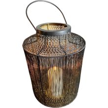 Candelero Grande Fio Hierro Negro
