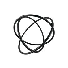 Adorno De Metal Abs Negro 23X18 Cm