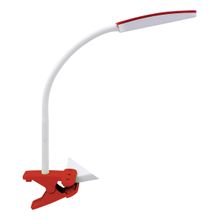 Lamp de escritorio led rojo clip 110-24