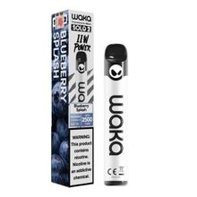 Vape waka solo2 2500 puff blueberry splash