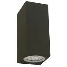 Lamp. led pared ext. negro 2ts 3w 3000k