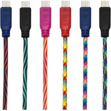 Cable trenzado micro usb 10"