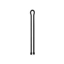 Cuerda de goma negro 18in 2pzas gear tie