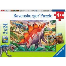 Rompecabezas fauna jurasica 2x24 pzs