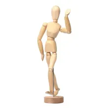 Maniqui Masculino De Madera 30Cm Montmarte