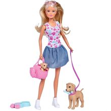 Muñeca Steffi Love paseadora de perritos