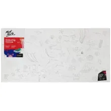 Lienzo Colorear 30X60 Cartoon Montmarte