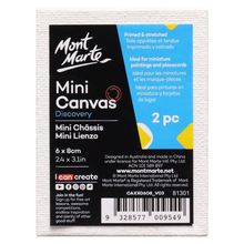 Mini Lienzo Canvas 6X8 Cm 2 Piezas Montmarte