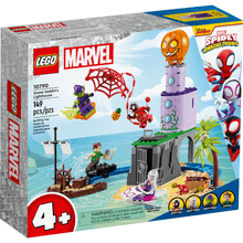 Spidey equipo Spidey en el faro del Duende Verde