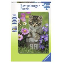 Rompecabezas Gatito entre las flores 100 pzas