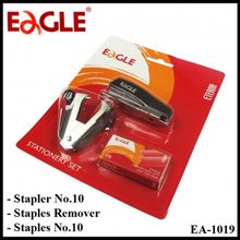 Combo (Mini Grapadora 10 h. para Grapas 10 + Perforadora + Grapas), 1 Set