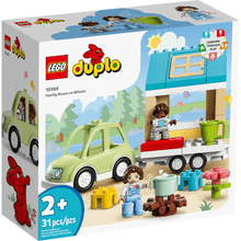 Duplo Casa familiar sobre ruedas