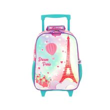 Mochila con ruedas chica happy girl inoxx