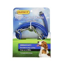 Cable de acero para atar mascotas media resistencia 15pies m 50lb