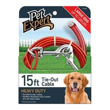 Cable de acero para atar mascotas alta resistencia 15pies l 100lb