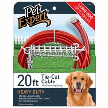 Cable de acero para atar mascotas alta resistencia 20pies l 100lb