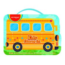 Set 54 pzas para colorear School Bus Keyroad