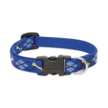 Collar para perros eco ajustable azul elegante 1 x 12-20pulg