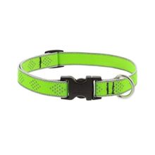 Collar para perros eco ajustable verde diamante 3/4 x 9-14pulg