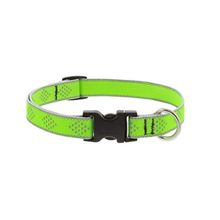 Collar para perros eco ajustable verde diamante 1/2 x 10-16pulg