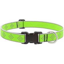 Collar para perros eco ajustable verde diamante 1 x 12-20pulg