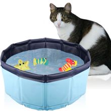 Piscina plegable gatos 30x10 cm