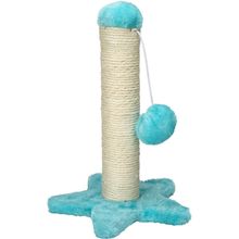 Rascador estrella gatos celeste 30cm