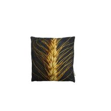 Cojin terciopelo trigo marron 45x45 cm