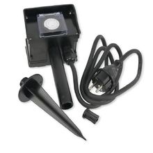 SET X2 TOMA CORRIENTE TEMPORIZADOR NEGRO  SOCKET