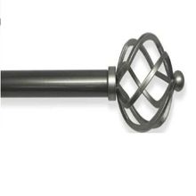 BARRA PARA CORTINA DOBLE  36-72" GRIS