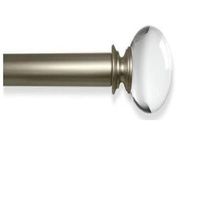 BARRA DE CORTINA DOBLE PLATA CRISTAL 72-144"