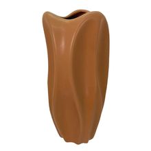 Jarron Decorativo Abstracto Naranja Matte 18X39 Cm