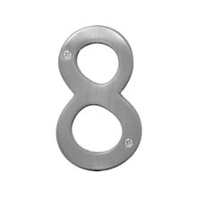Numero de casa n8 niquel sat 4"