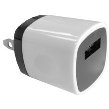 Adaptador de pared 1.5a ac usb negro