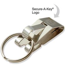 Llavero con broche acero inox
