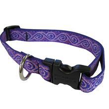 Collar para perros eco ajustable purpura 3/4 x 13-22pulg