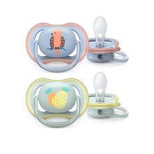 Set 2 chupetes ultra air pina y loro 0-6 meses