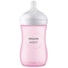 Biberon natural response 260ml rosa