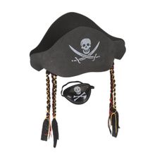 Sombrero De Pirata Con Parche