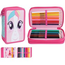 Set estuche con colores unicornio 20cm