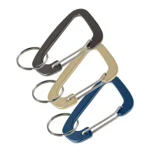 Llavero mosqueton con aro