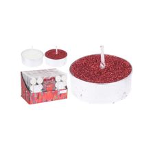 Set 8 velas tealight con brillo 37cm surt2